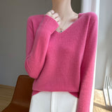 Wool Blended 2026 Autumn And Winter New Women's First-Line Ready-Up V. Collar Hooded Short Jacket Shirt Sweater