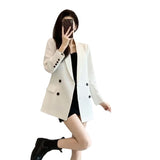 Chic Small Suit Jacket Female Korean Version Of Spring And Autumn 2025 New British Style Loose Leisure Lady Suit Top