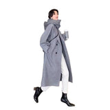 Small Senior Sense Loose Thick Coat 2026 Autumn And Winter New Hepburn Wind Long Hair Coat Woman