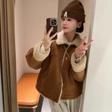 Maillard Autumn And Winter Lamb Hair New Fur Coat Woman 2025 Plus Velvet Thick To Keep Warm Loose Small